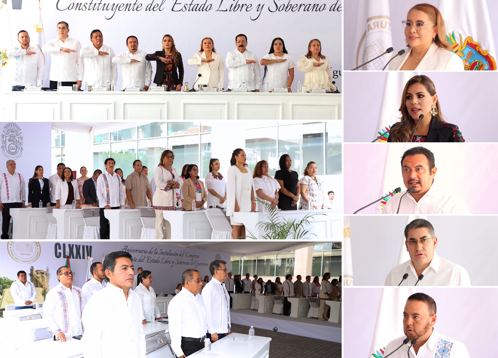 Llaman a la unidad en la conmemoración de 174 aniversario del Congreso Constituyente de Guerrero