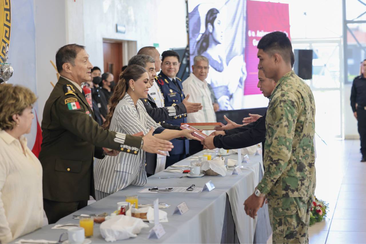 Reconoce Evelyn Salgado a la Guardia Nacional en su sexto aniversario